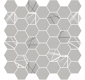 Delacora Baffin Декор Mosaic Gray Dark 29.7x31.6 / Делакора Баффин
 Декор Мозаик Грай Дарк 29.7x31.6 